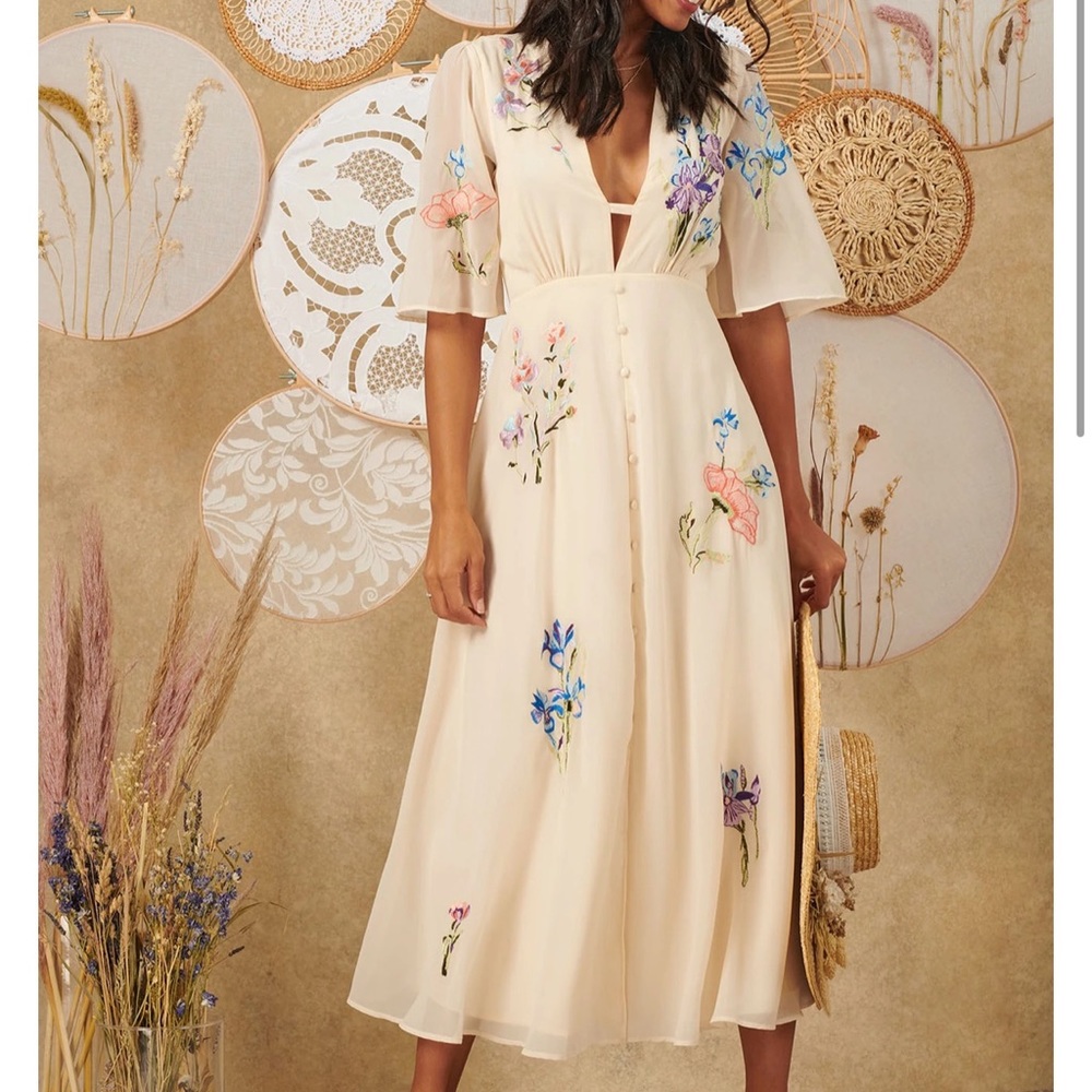 Romantic floral dress